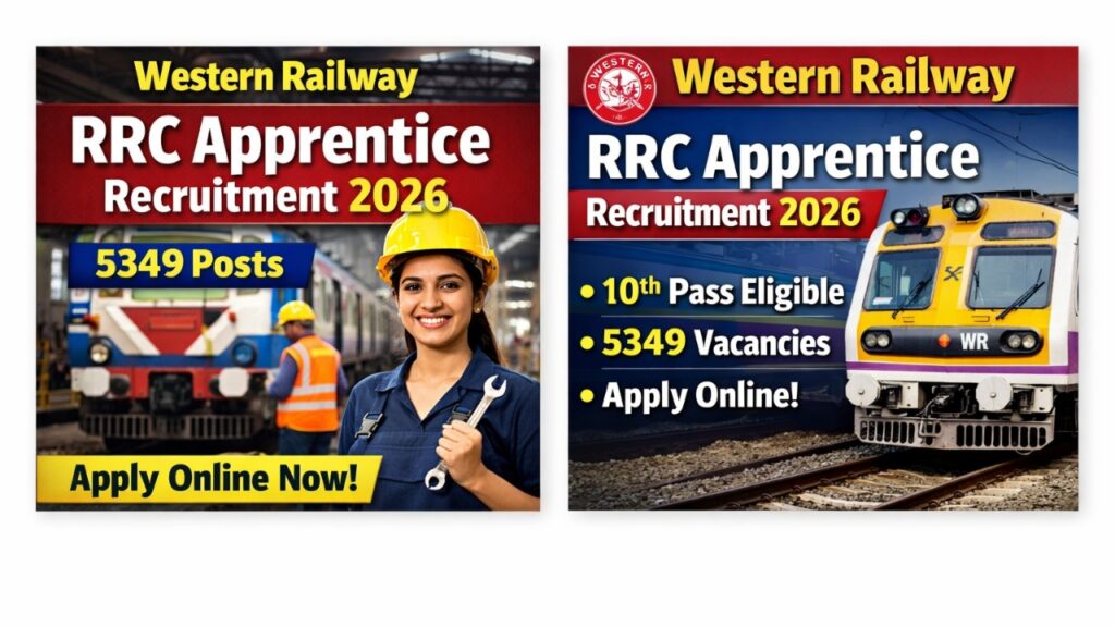 Western Railway RRC Apprentice Recruitment 2026