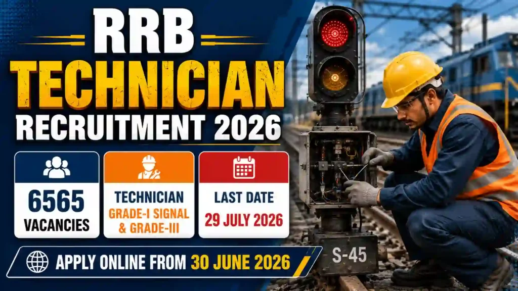 RRB Technician Recruitment 2026