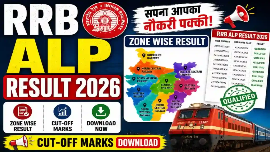 RRB ALP CBT 1 Result 2026